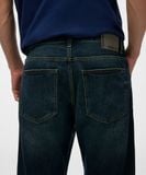 Quần Jean Nam Siêu Nhẹ Ống Suông Heavy Wash Retro ICON105 Form Straight