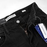 Quần Jean Nam Siêu Nhẹ Ống Suông Xám Đen Trơn ICON105 Form Straight