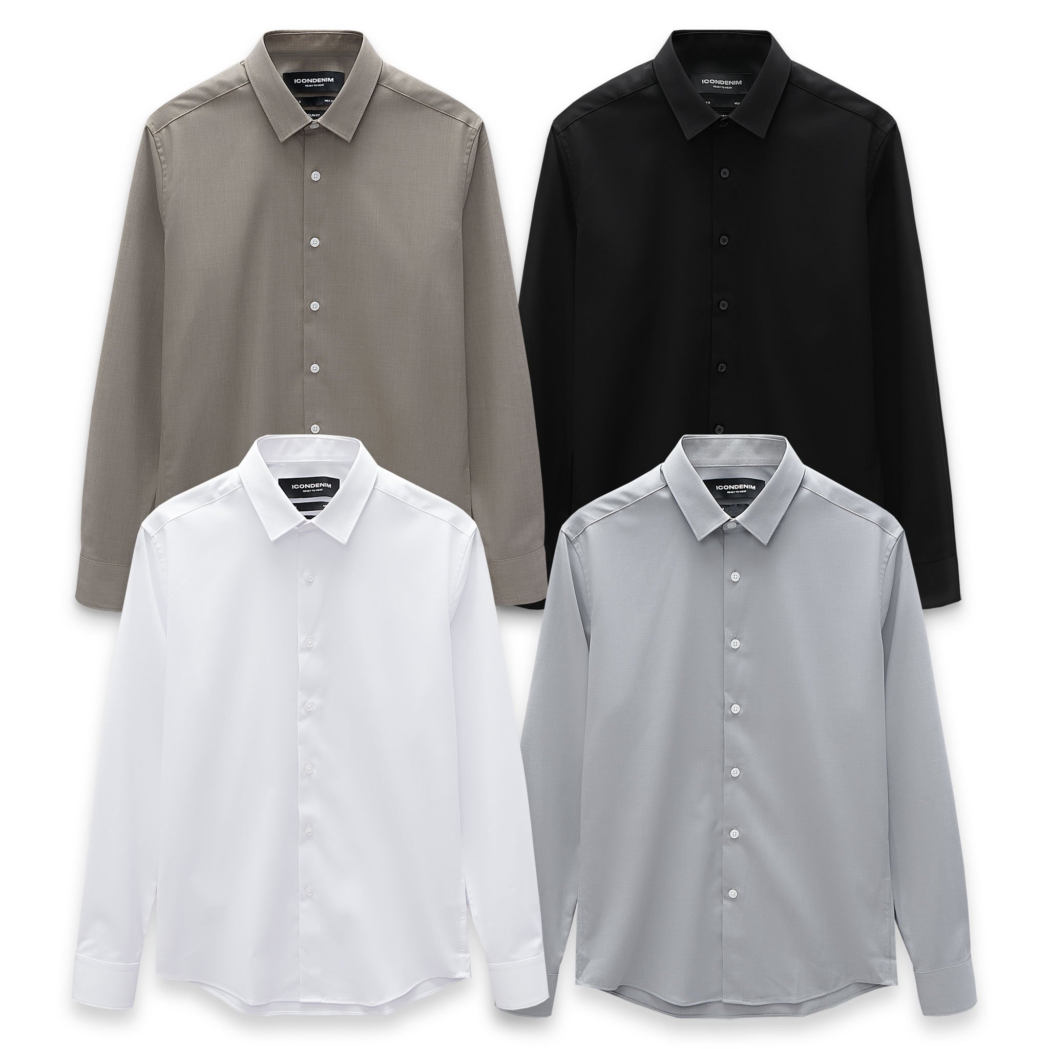Áo sơ mi nam nữ dài tay Unisex Basic màu trắng và đen sơ mi lụa học sinh mịn mát form rộng suông 98WEAR Lazadavn #23 Áo sơ mi nam nữ dài tay Unisex Basic màu trắng và đen sơ mi lụa học sinh mịn mát form rộng suông 98WEAR Lazadavn