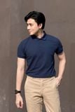 Áo Polo Nam Trơn Sợi Cafe Anti-Odor™ Basic Looks Form Regular