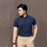 Áo Polo Nam Trơn Sợi Cafe Anti-Odor™ Basic Looks Form Regular