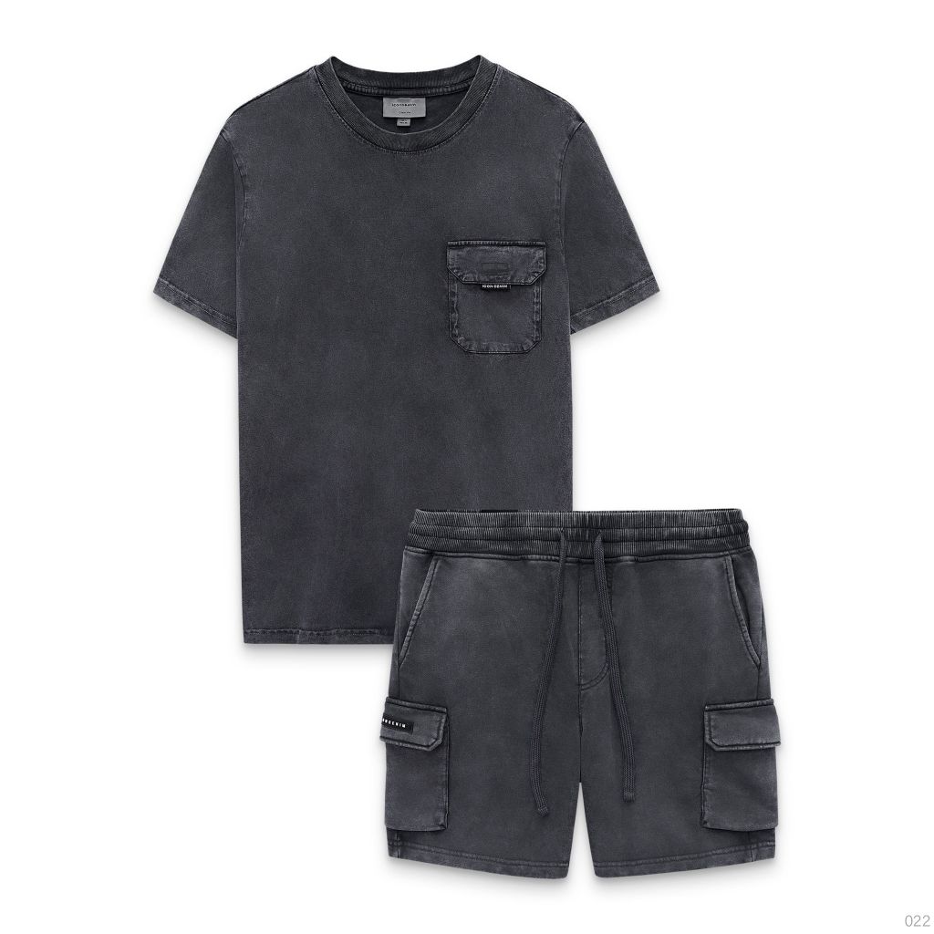 Set Đồ Wash Cargo Dark Grey