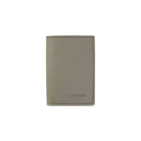 Ví Da Cardholder Nam Form Đứng Logo Dập Chìm