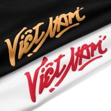 Áo Thun Nam Họa Tiết In Xốp Nổi VIỆT NAM Form Regular
