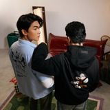 Áo Hoodie Nam Họa Tiết Mickey & Friends Shinning Time Form Oversize