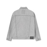 Áo Khoác Jeans Nam Siêu Nhẹ ICON105 Lightweight Form Loose Light Grey