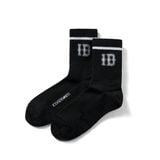Vớ Nam Cổ Cao Mid-Crew Socks Black & White Collection