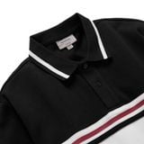 Áo Polo Nam Họa Tiết Phối Sọc Mixed Fabric Tales Form Regular