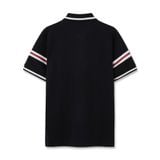 Áo Polo Nam Họa Tiết Phối Sọc Mixed Fabric Tales Form Regular