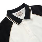 Áo Polo Nam Họa Tiết Raglan Fusion Layers Form Regular