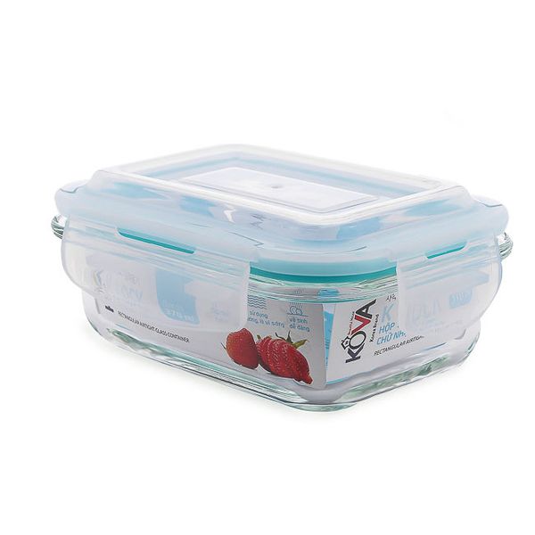  Hộp Thủy Tinh Chịu Nhiệt KOVA Chữ Nhật KLOCK 1050ML 