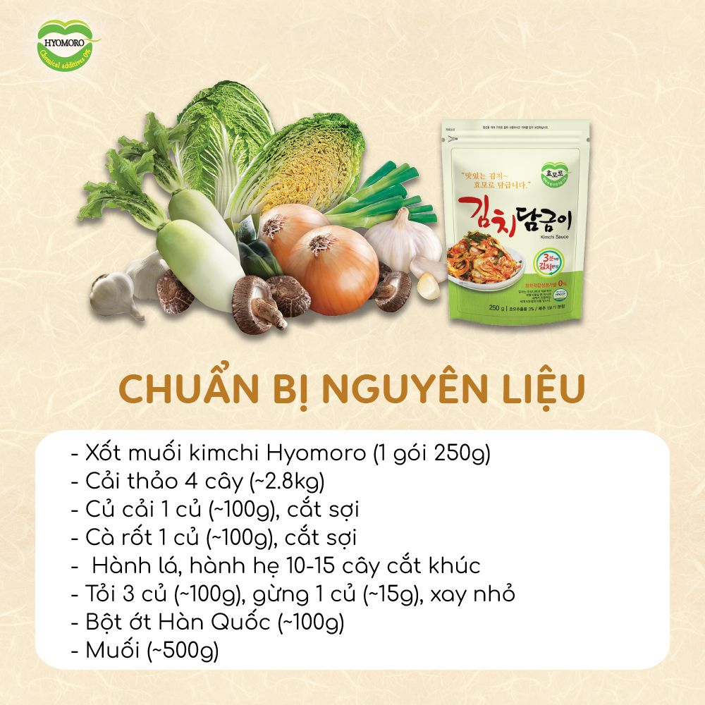  Xốt Muối Kimchi Hyomoro 250g 