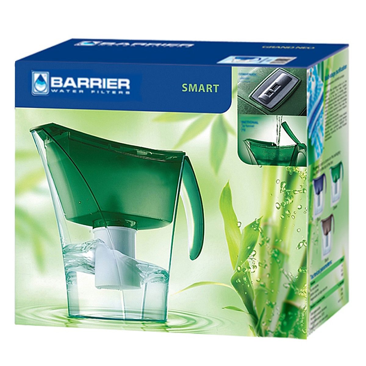  Ca Lọc Nước Nano Barrier Smart Xanh Lá 3.3L 