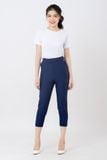  Áo thun cổ tròn basic màu xanh 