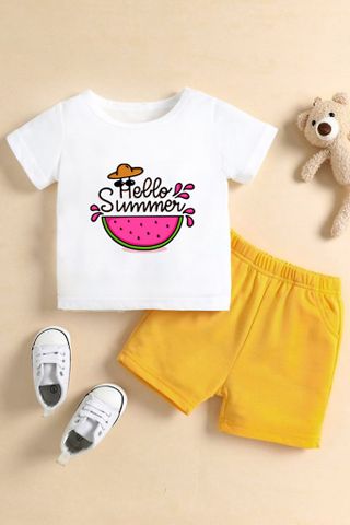  Bộ cộc trẻ em in họa tiết dưa hấu 