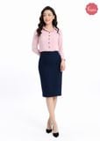  Sơ mi dài tay, cổ đức màu hồng SM19103.2 