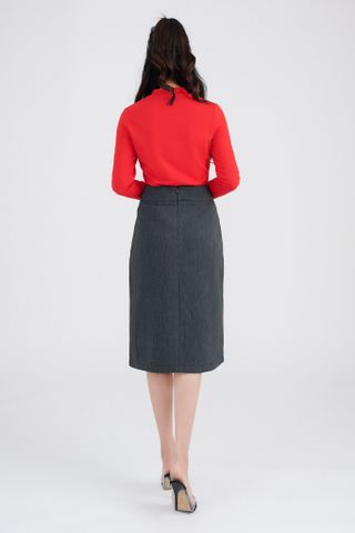  Áo nỉ nữ cổ 3 phân 
