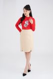  Áo nỉ in họa tiết nữ 