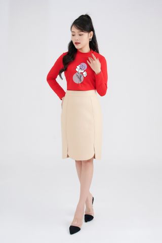  Áo nỉ in họa tiết nữ 