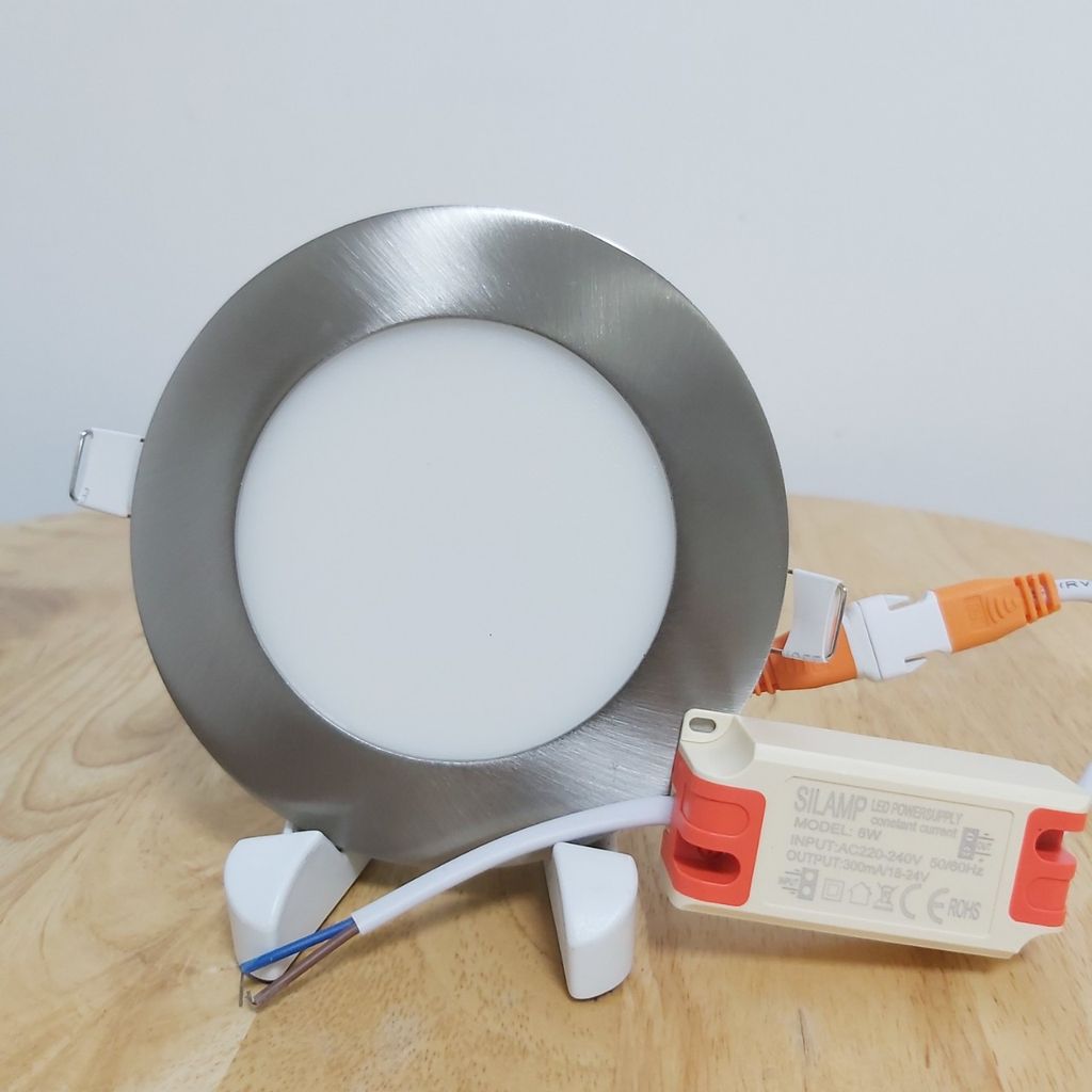 Đèn Led Tròn Downlight Âm Trần INOX 6W
