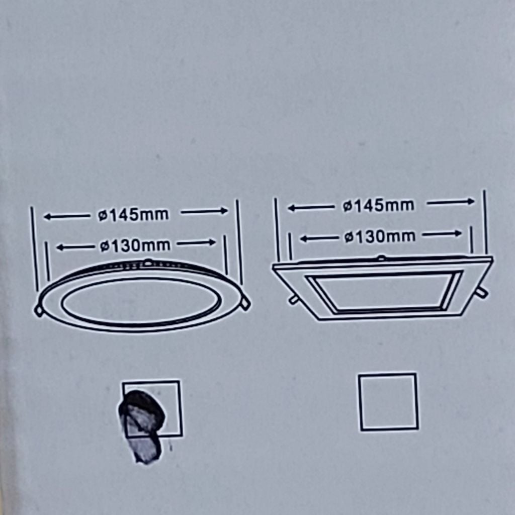 Đèn Led Tròn Downlight Âm Trần INOX 9W