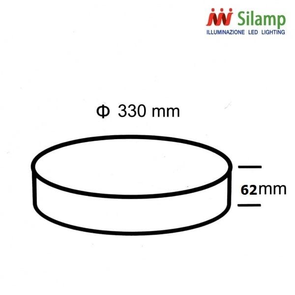 Đèn Led Ốp Trần Ban Công 18W