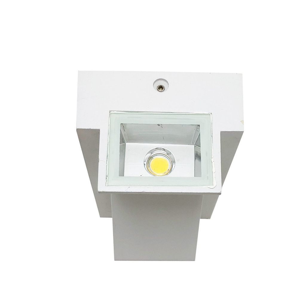 Đèn Led Hắt Tường 2 Đầu Vuông | Ốp Tường Led Cob 3+3w