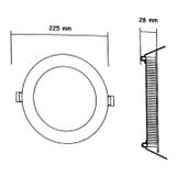  ĐÈN LED ÂM TRẦN 22W | DOWNLIGHT 22W 