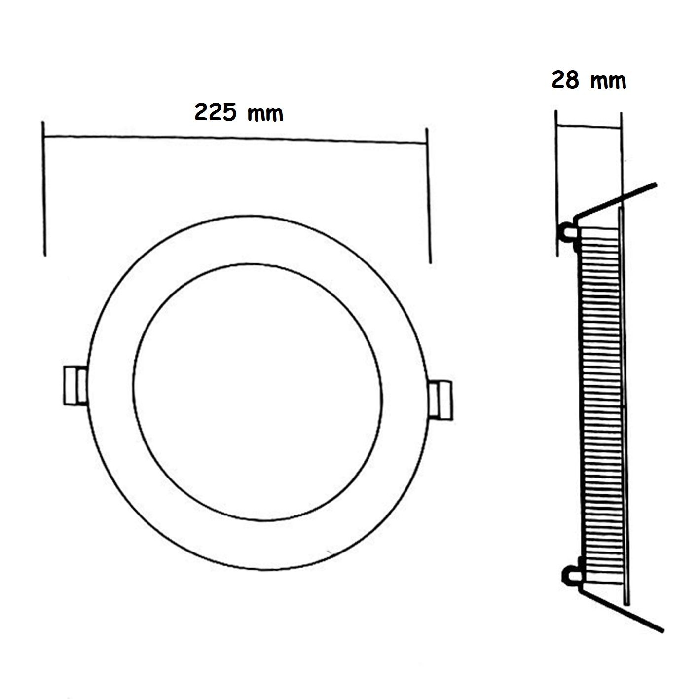  ĐÈN LED ÂM TRẦN 22W | DOWNLIGHT 22W 