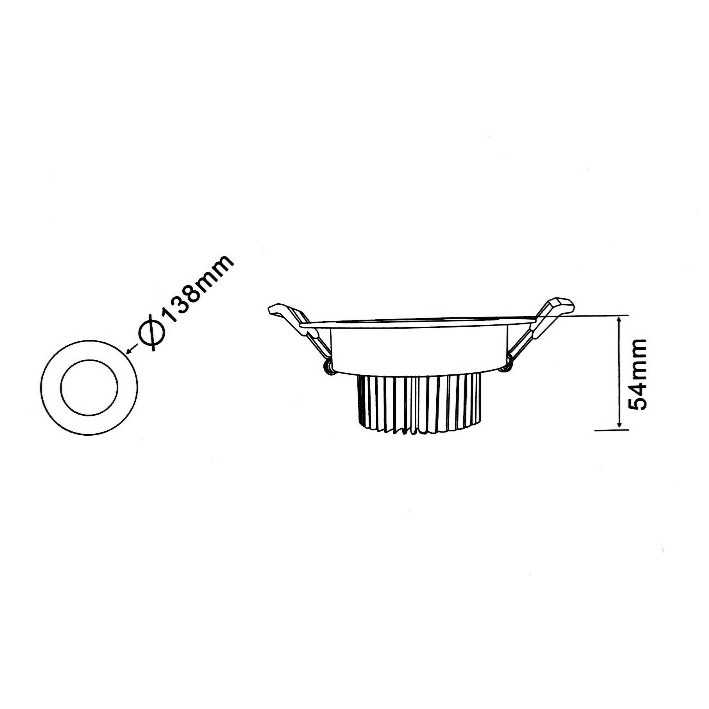  ĐÈN LED DOWNLIGHT ÂM TRẦN 9x1W 