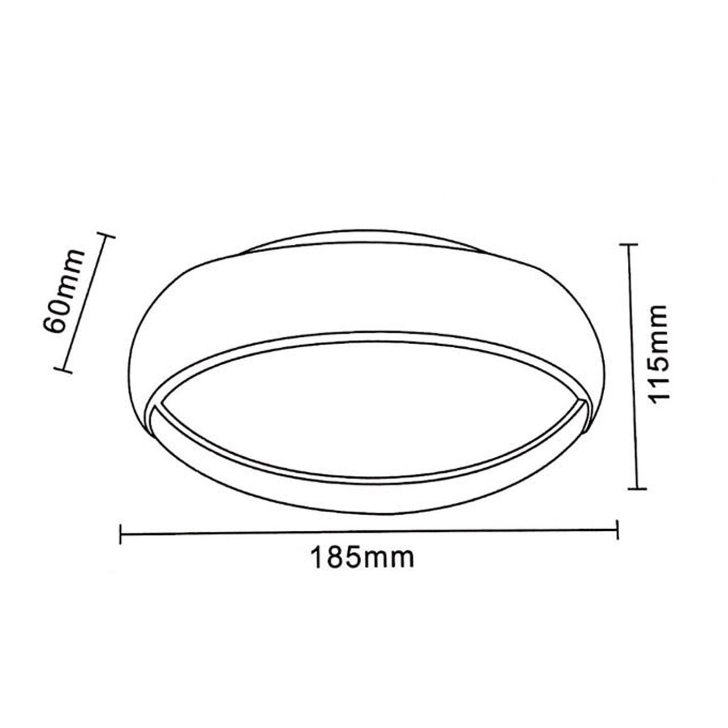  ĐÈN LED ỐP TƯỜNG 12W OVALE 