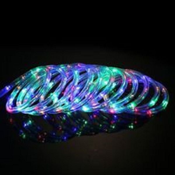  Đèn Led dây ống tròn 24 bóng/M nhiều màu IP65 220V 