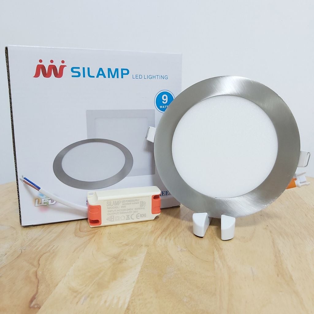 Đèn Led Tròn Downlight Âm Trần INOX 9W