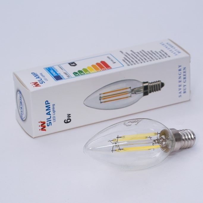 Bóng Đèn LED Dây Tóc Edison C35 6W E14