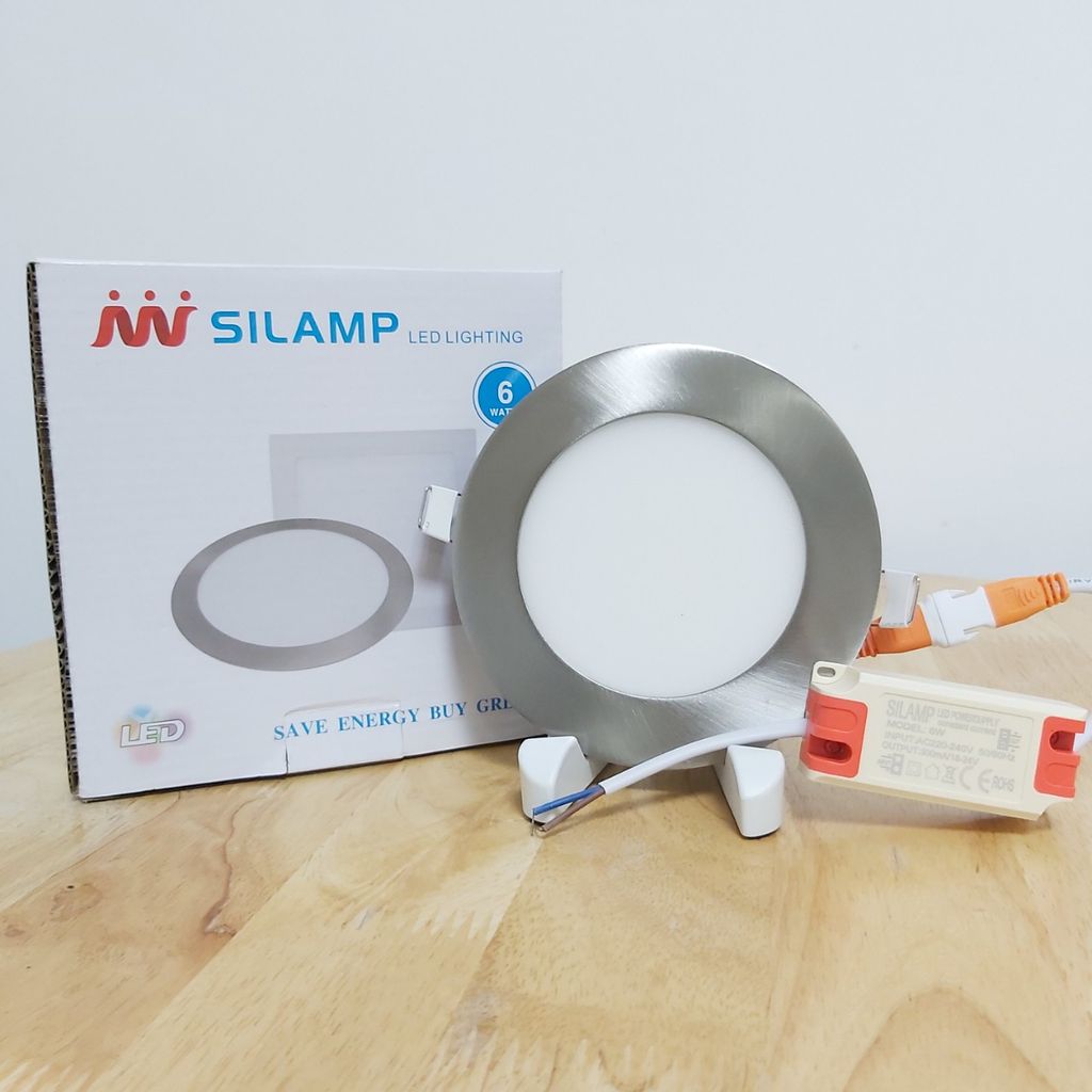 Đèn Led Tròn Downlight Âm Trần INOX 6W