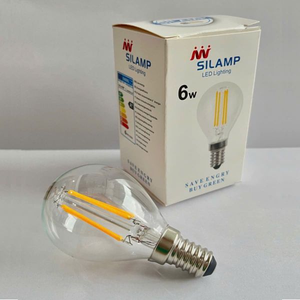  Bóng Đèn Led Sợi Đốt Edison G45 6W E14 