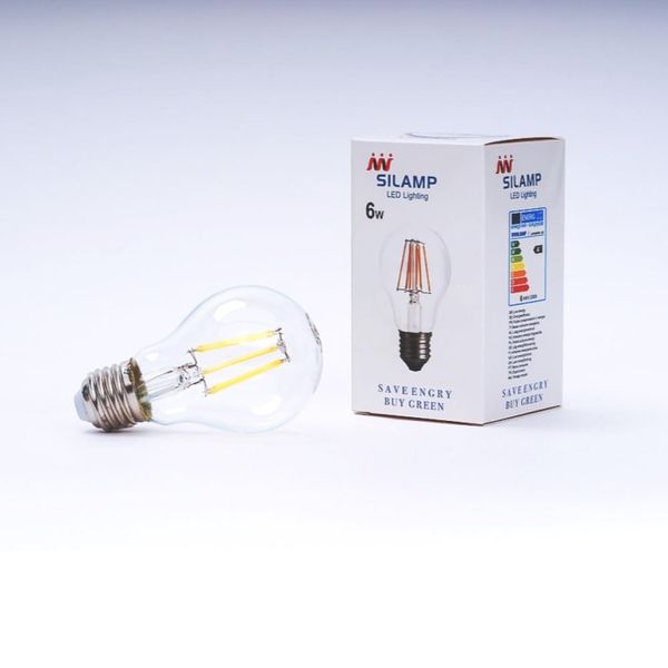 Bóng đèn led Edison A60 6W Silamp