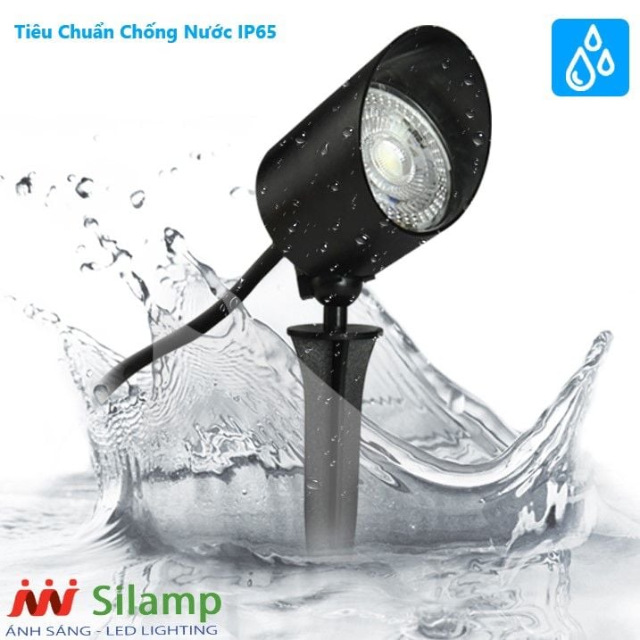  Đèn Led Cắm Cỏ Sân Vườn COB 5W 