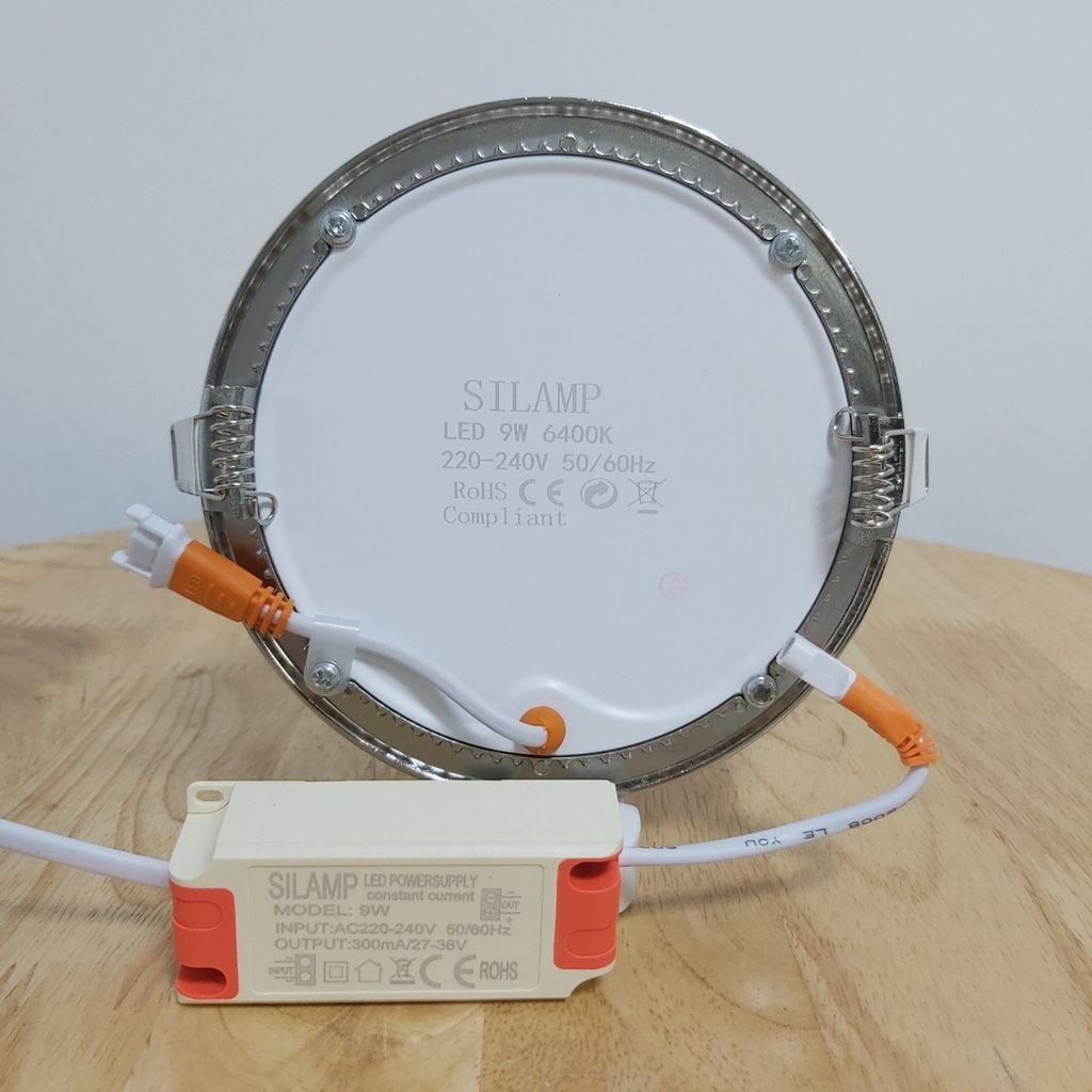 Đèn Led Tròn Downlight Âm Trần INOX 9W