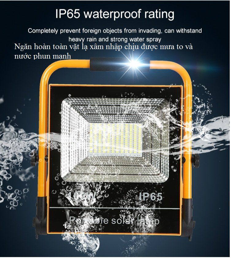 Đèn Led Sách Tay Năng Lượng Mặt Trời Đa Năng