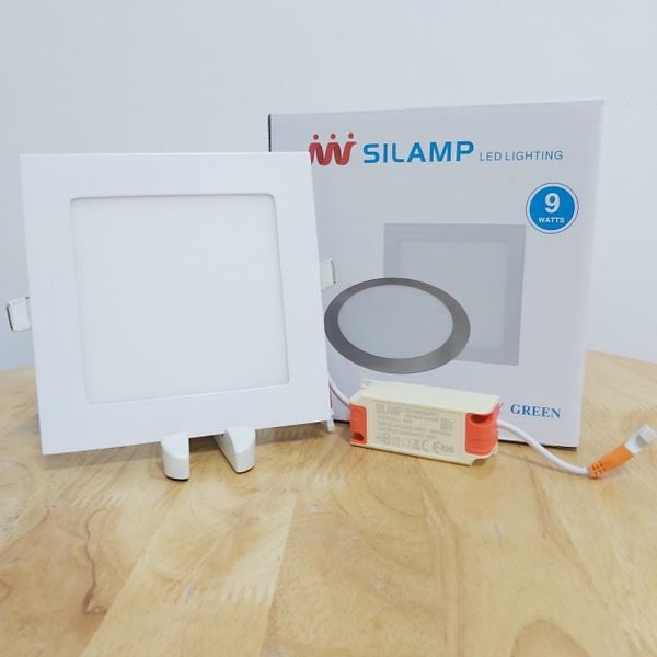 bóng đèn led âm trần vuông 9w