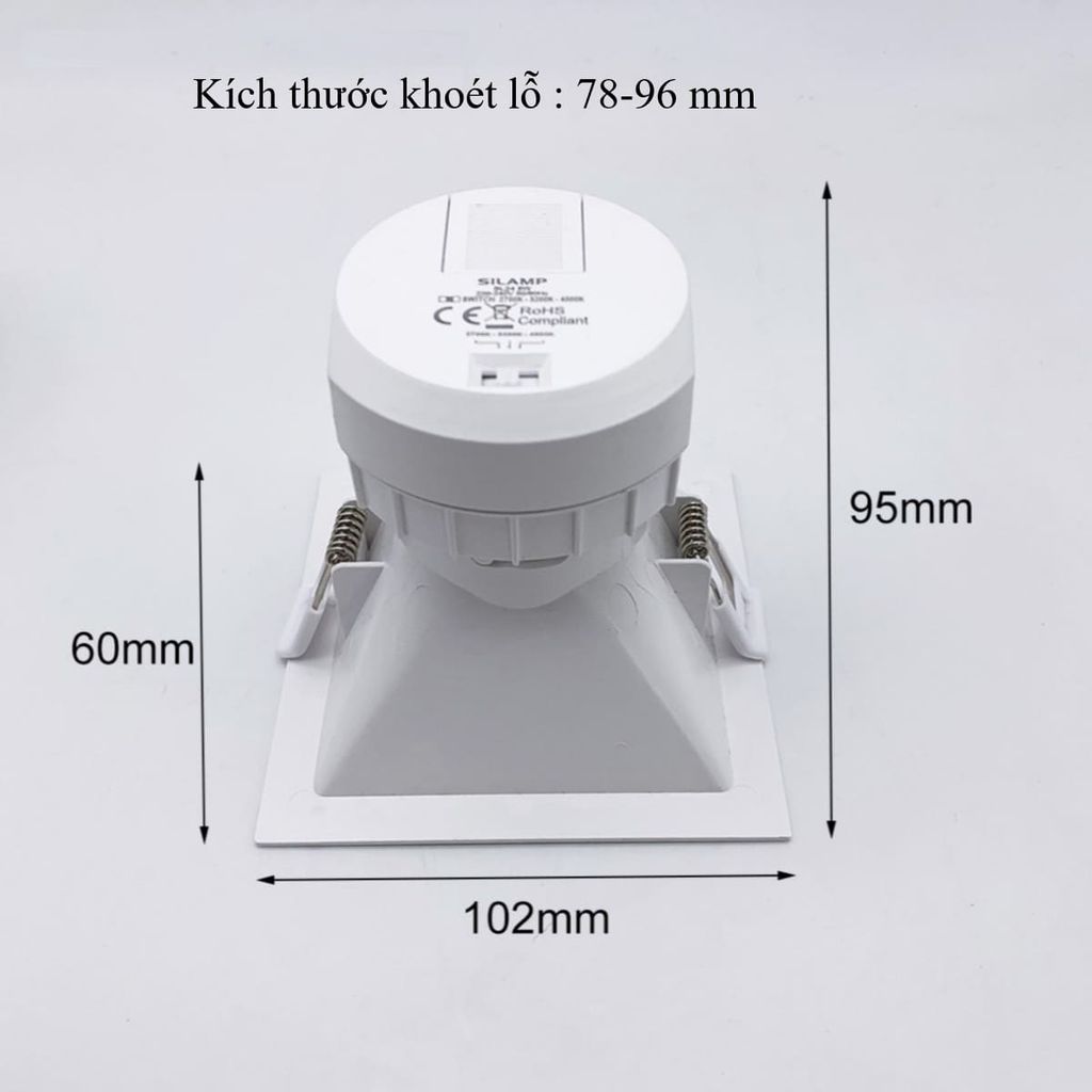Đèn Led rọi âm trần 8w