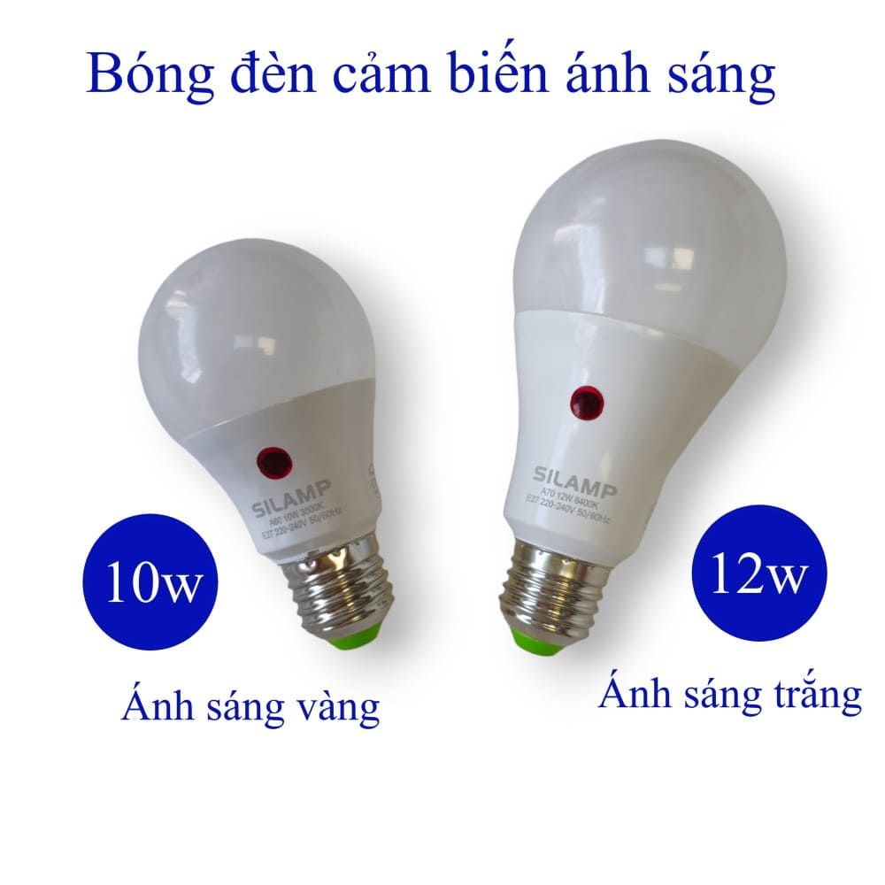 Bóng Đèn Led Cảm Biến Ánh Sáng  E27 (tự sáng khi trời tối)