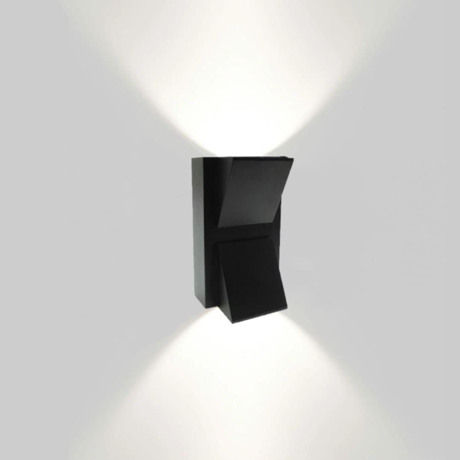 Đèn Led Hắt Tường 2 Đầu Vuông | Ốp Tường Led Cob 3+3w