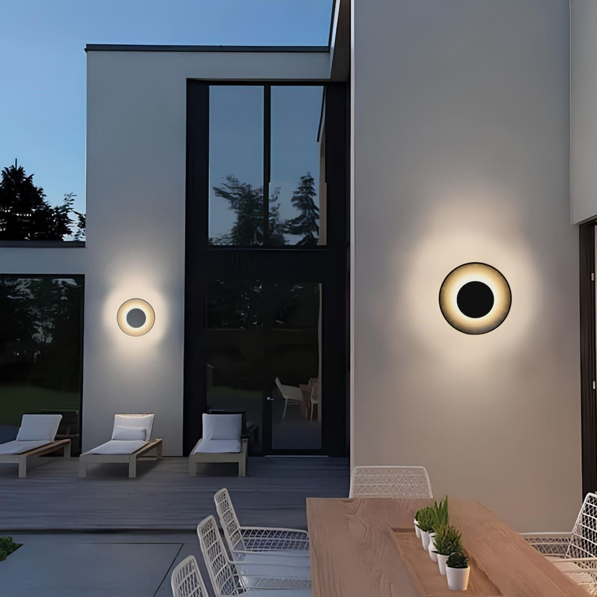  Đèn Ốp Tường Nhật Thực 3 màu ánh sáng 