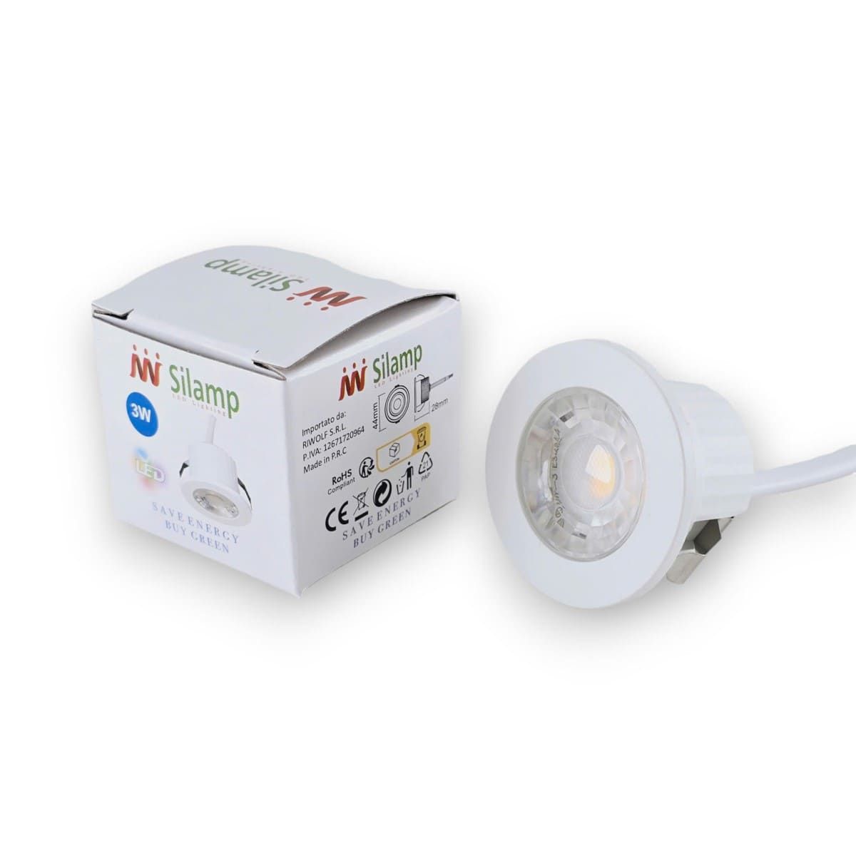  Đèn Led Âm Trần Mini 3w 
