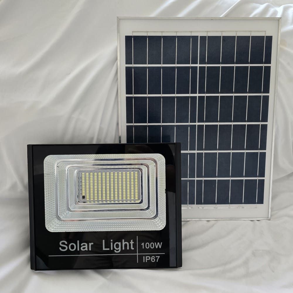 Đèn Pha Led Năng Lượng Mặt Trời 100w