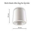  Đèn Led Ống Bơ Ốp Trần 8w 