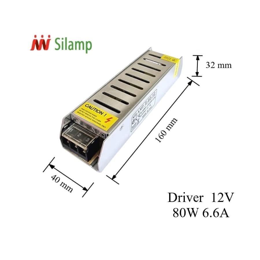  Bộ nguồn 12V 80W | LED driver DC 12V 6,67A 