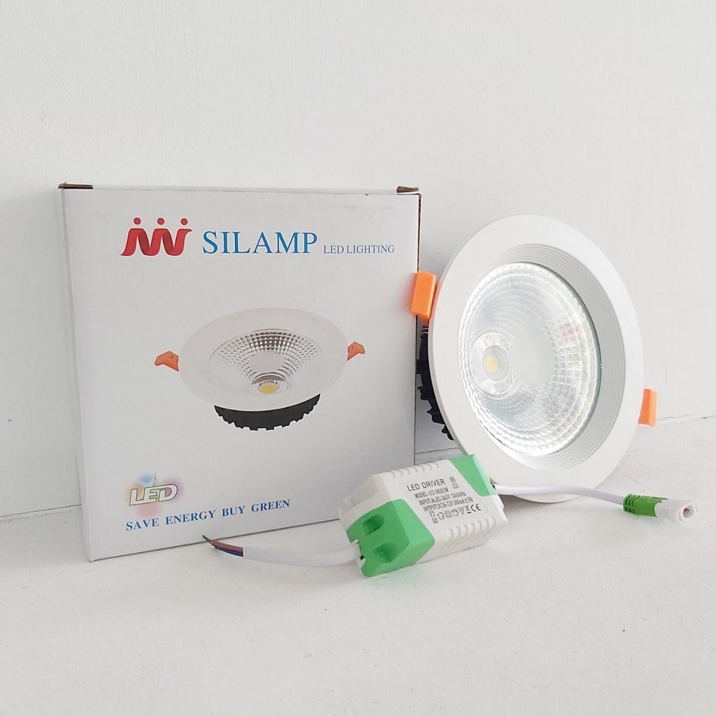 ĐÈN LED ÂM TRẦN COB 15W CHỐNG CHÓI | DOWNLIGHT LED RỌI COB
